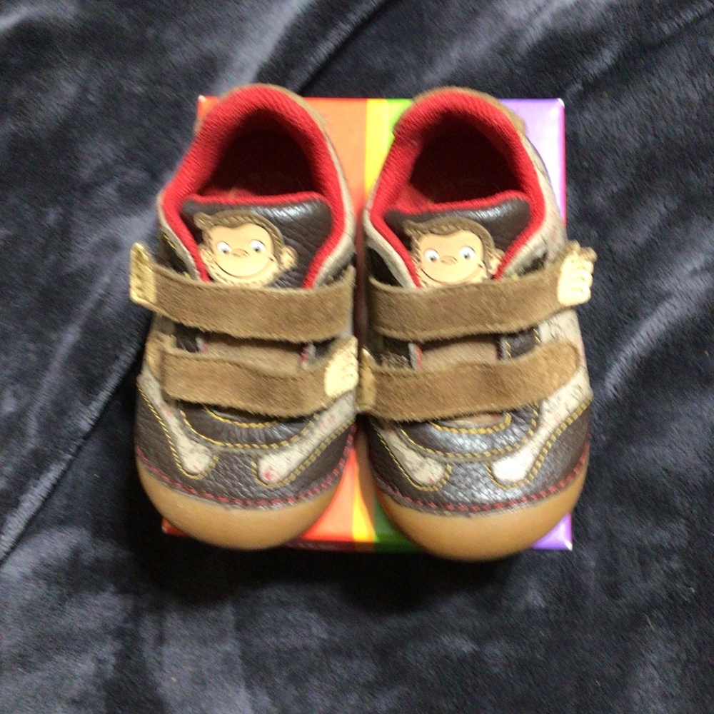 Leather,Stride Rite, 6w, brown